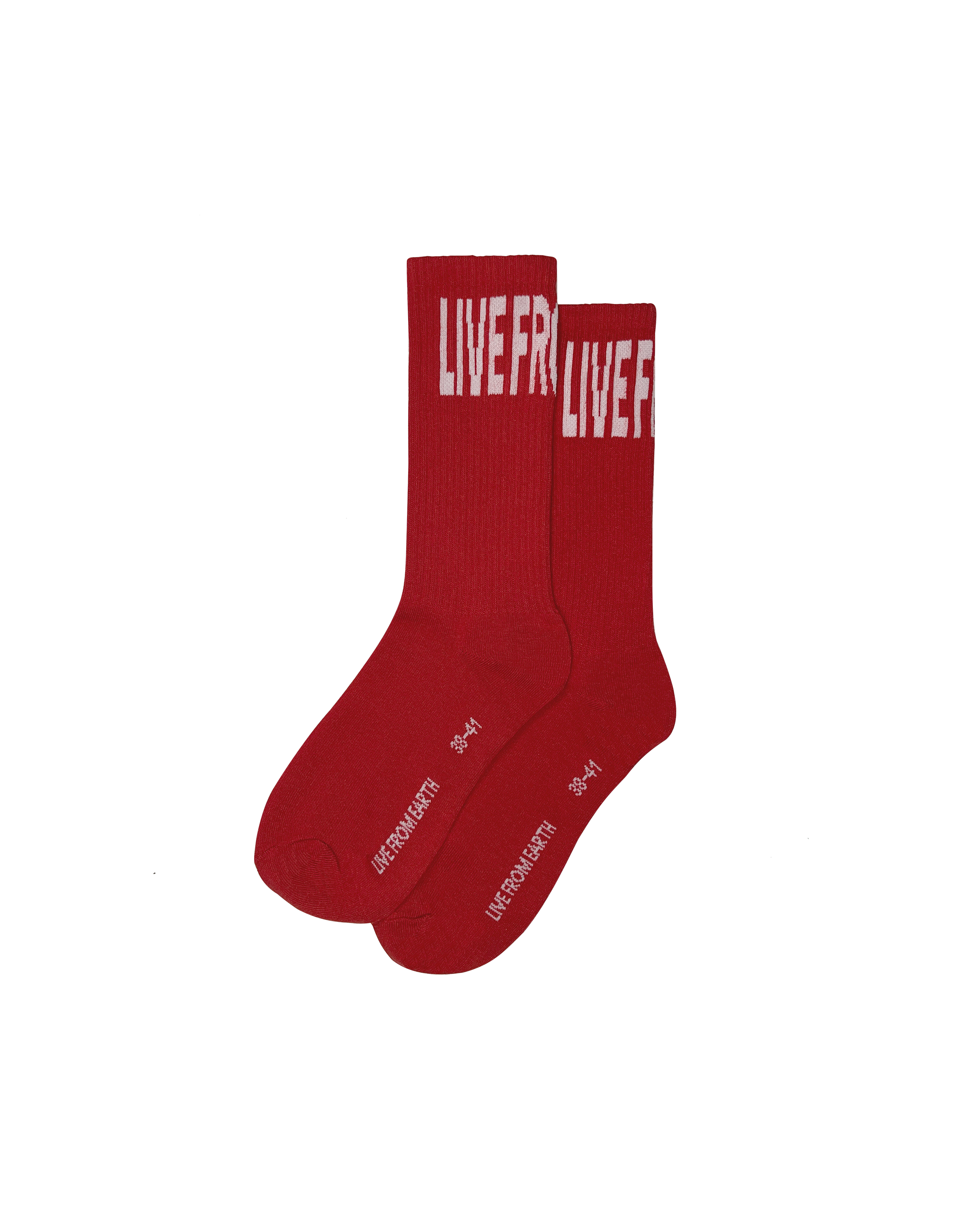 LFE Stretched Logo Socks - Red