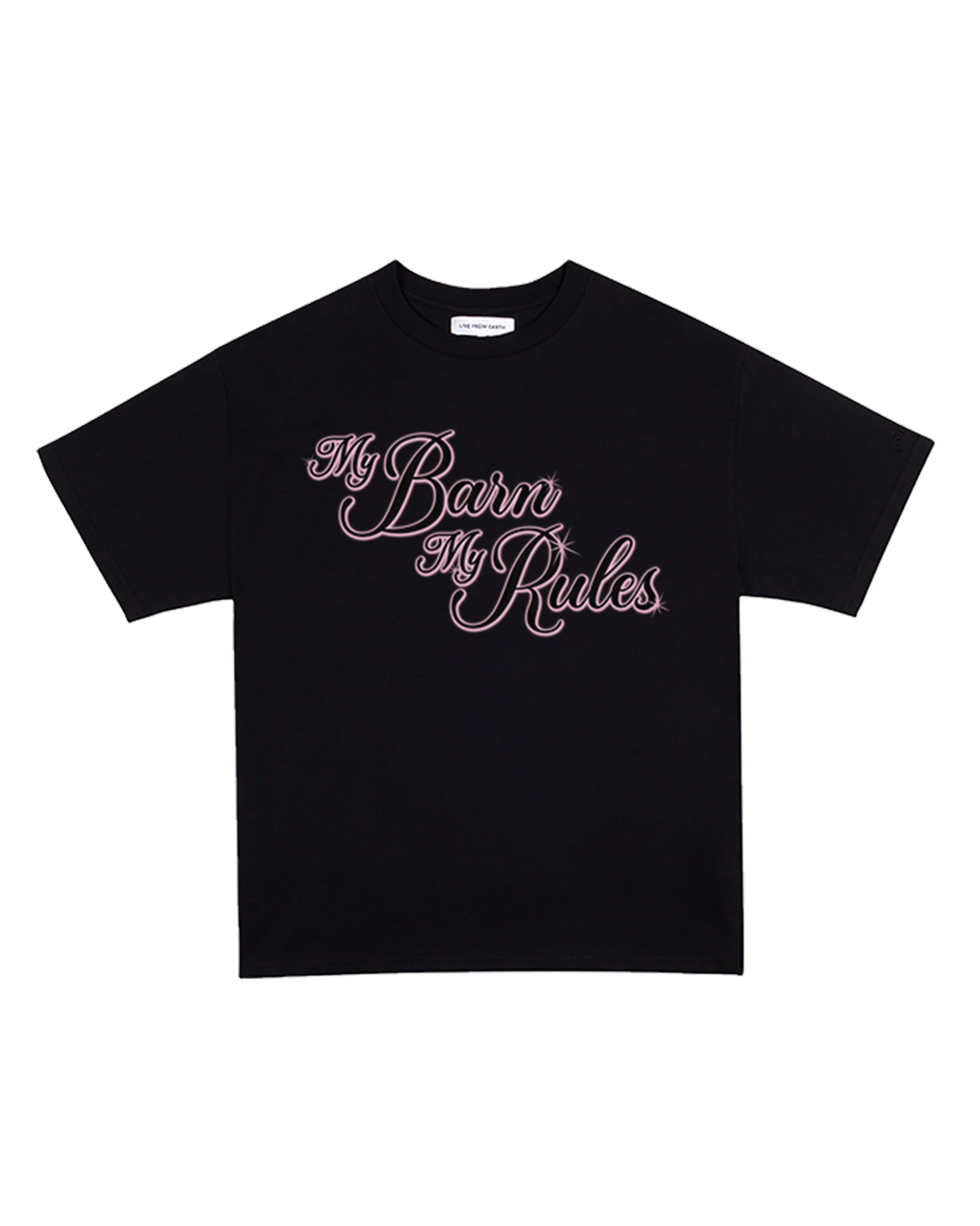 horsegiirL, MCR-T "My Barn My Rules" Shirt - Black